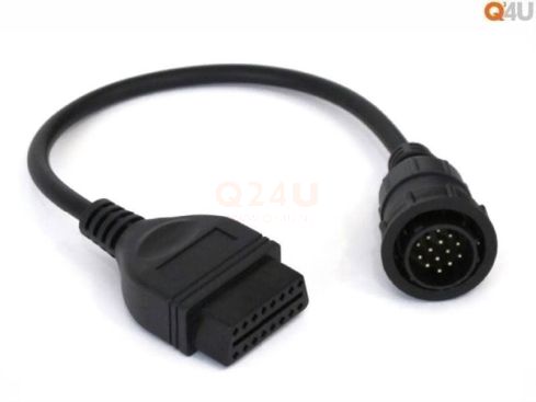 Verloopkabel OBD - OBD2 14 pin naar 16 pin voor Mercedes