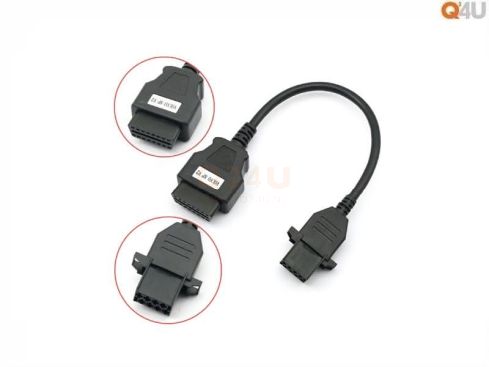 Verloopkabel OBD - OBD2 8 pin naar 16 pin voor Volvo