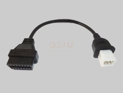 Verloopkabel 6 pin naar 16 pin voor Aprilia