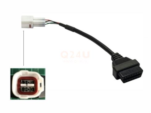 Verloopkabel OBD2 16 pin naar 4 pin voor Yamaha motoren