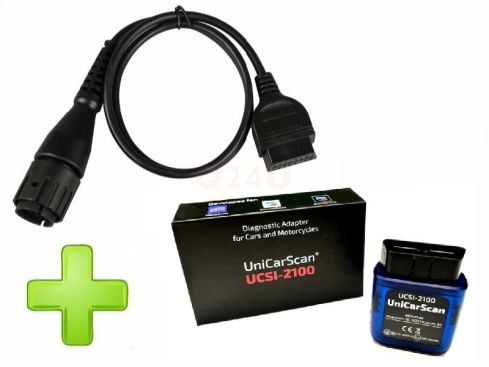 UniCarScan UCSI 2100 - Diagnose tool voor BMW motoren - met ICOM kabel