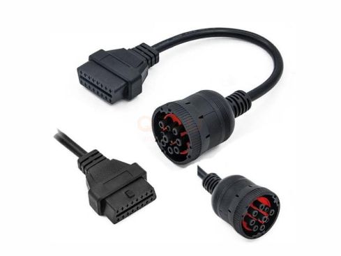 OBD2 kabel van J1939 9 Pin naar 16 pin OBD2