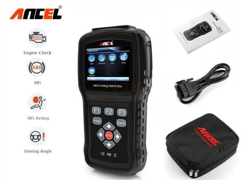Ancel AD610 OBD2 scanner voor ABS SRS Airbag Crash Data SAS reset