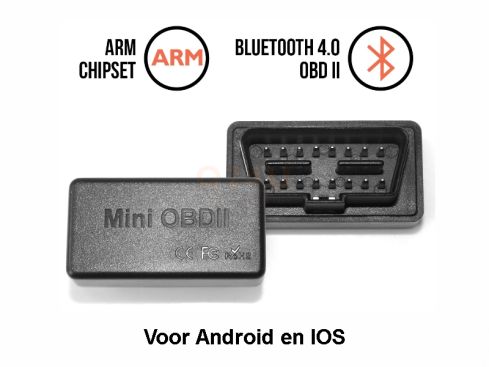 ELM327 Bluetooth 4.0, voor Android en IOS - K-LINE en CAN-BUS