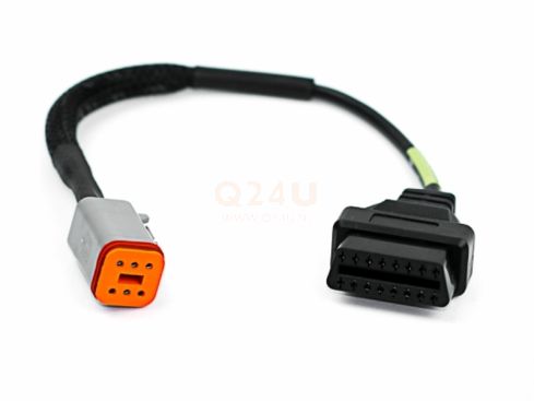 Verloopkabel OBD2 16 pin naar 6 pin voor Harley Davidson - Buell