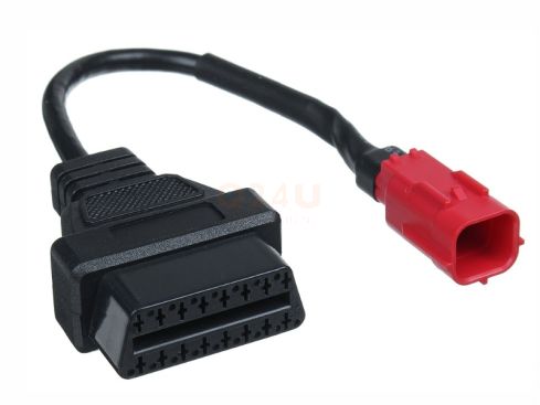 EURO 5 verloopkabel OBD2 16 pin naar 6 pin voor EURO 5 motoren
