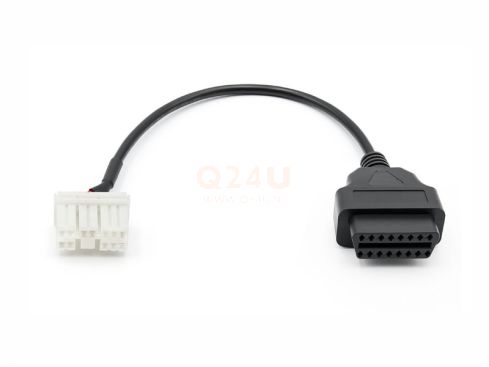 Tesla Model X / S (2012 / 2015) OBD2 verloopkabel 12 pin naar 16 pin