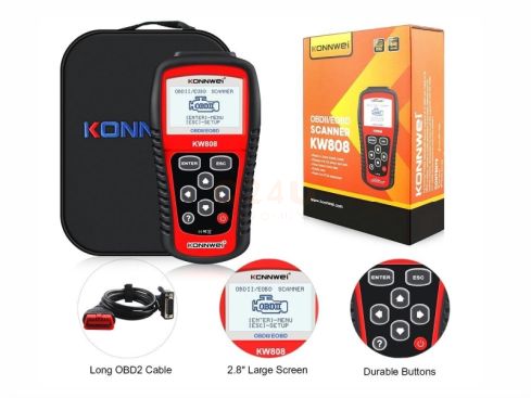 Konnwei KW808 OBD2 scanner, Nederlands