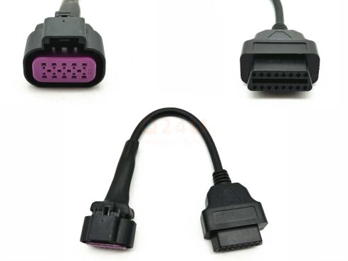 MerCruiser 10-Pins naar OBD2 16-Pins Diagnose Verloopkabel voor Marine Motoren