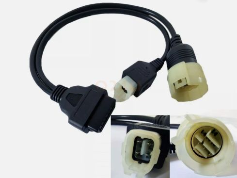 Suzuki 16 pin naar 4 pin en 8 pin verloopkabel