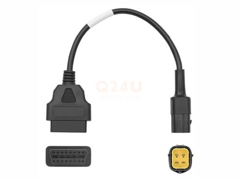 Kubota 4-Pins naar OBD2 16-Pins Verloopkabel – Diagnose Adapter