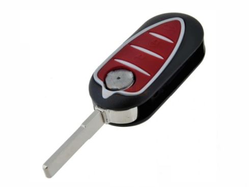 3 knops klapsleutel behuizing, geschikt voor Alfa Romeo Mito, Giulietta, 159, GTA,