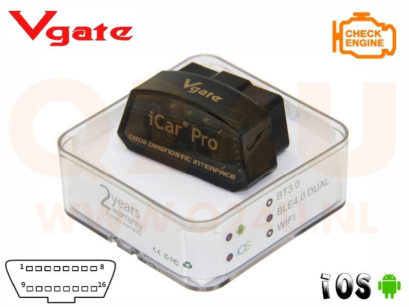 Vgate ICar Pro Bluetooth 4.0 (BLE) OBD2, Scanner Diagnostico Per Auto - Foto 3