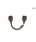 Verloopkabel OBD - OBD2 12 pin naar 16 pin voor Mitsubishi