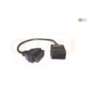Verloopkabel OBD - OBD2 14 pin naar 16 pin voor Nissan
