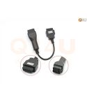 Verloopkabel OBD - OBD2 12 pin naar 16 pin voor Renault