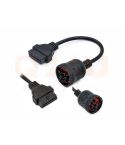 OBD2 kabel van J1939 9 Pin naar 16 pin OBD2