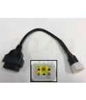 Verloopkabel OBD2 16 pin naar 6 pin voor AEON - Benelli