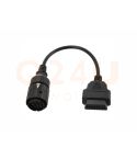 Verloopkabel ICOM D motofiets 10 pin naar 16 pin verloopkabel - 30 CM voor BMW motoren