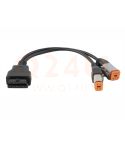 Harley Davidson - Buell OBD2 16 pin naar 4 pin en 6 pin verloopkabel - adapter