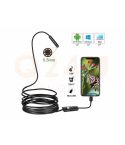 Mini Endoscoop Inspectie Camera 2-in-1 – 5,5 mm | 1,5 m Kabel | 1200p HD