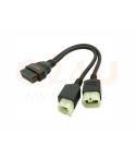 Kawasaki 4+6 Pin naar 16 Pin OBD2 Verloopkabel