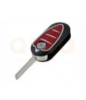 3 knops klapsleutel behuizing, geschikt voor Alfa Romeo Mito, Giulietta, 159, GTA,
