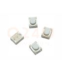 Microschakelaar, 3.0 x 4.0 x 2.5 mm - 4 contacten punten (2 stuks)