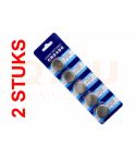 Knoopcelbatterij CR2450, 2 stuks voor auto afstandsbediening