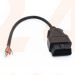 OBD2 kabel open, male connector. 16 aders
