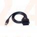 OBD2 kabel Female naar USB, 1 meter