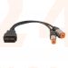 Harley Davidson - Buell OBD2 16 pin naar 4 pin en 6 pin verloopkabel - adapter