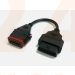 Komatsu 12-Pins naar OBD2 16-Pins Verloopkabel – Diagnose Adapter voor Bouwmachines