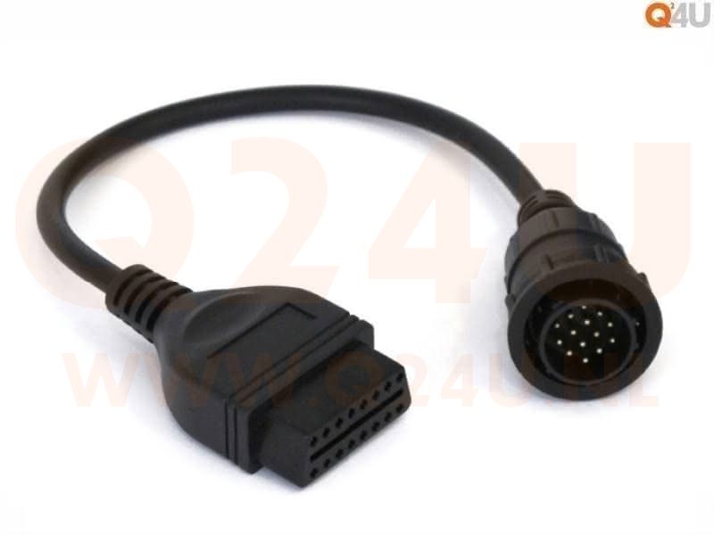 Verloopkabel OBD - OBD2 14 pin naar 16 pin  voor Mercedes 