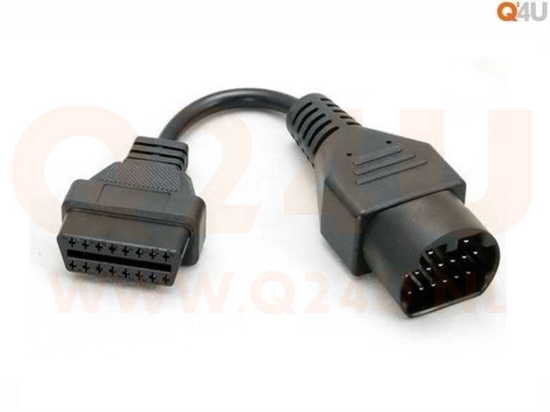Verloopkabel OBD - OBD2 17 pin naar 16 pin voor Mazda