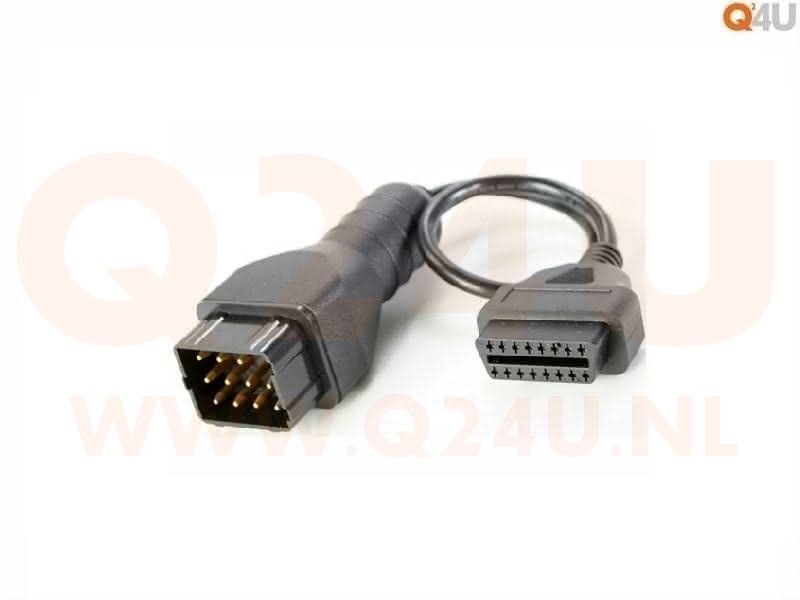 Verloopkabel OBD - OBD2 12 pin naar 16 pin voor Renault
