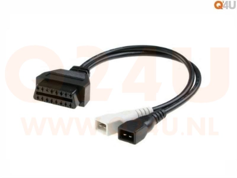 Verloopkabel OBD2 16 pin naar 2x2 geschikt voor Audi, SEAT, Skoda en VW