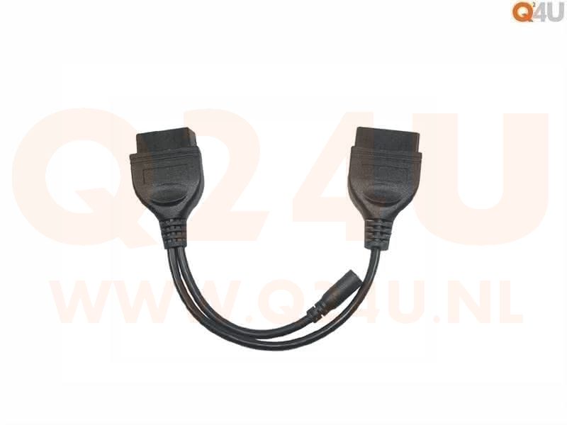 Verloopkabel OBD - OBD2 12 pin naar 16 pin voor Mitsubishi