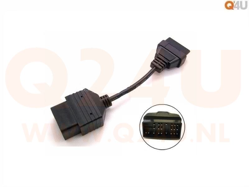 OBD - OBD2 Toyota 22 pin naar 16 pin adapter