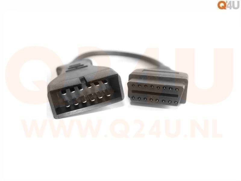 Verloopkabel OBD - OBD2 12 pin naar 16 pin voor GM - Daewoo