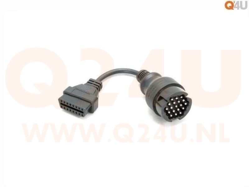Verloopkabel OBD - OBD2 19 pin naar 16 pin voor Porsche