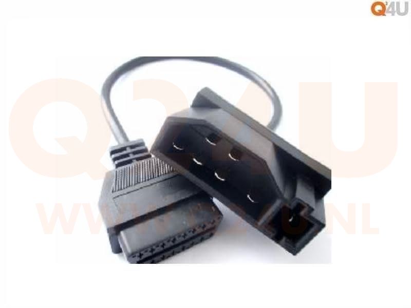 Verloopkabel OBD - OBD2 7 pin naar 16 pin voor Ford