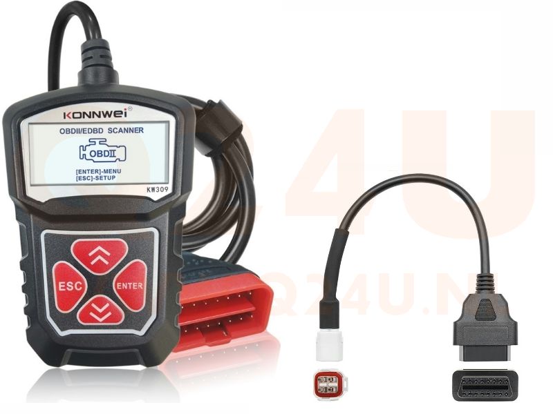 Diagnose handscanner voor Yamaha motoren met 4 pins aansluiting