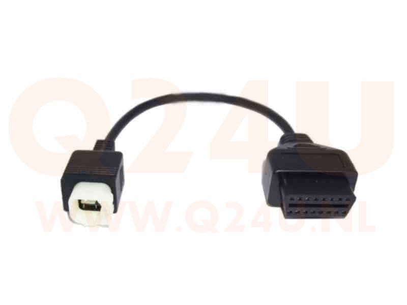 Verloopkabel OBD2 16 pin naar 4 pin voor Honda motoren
