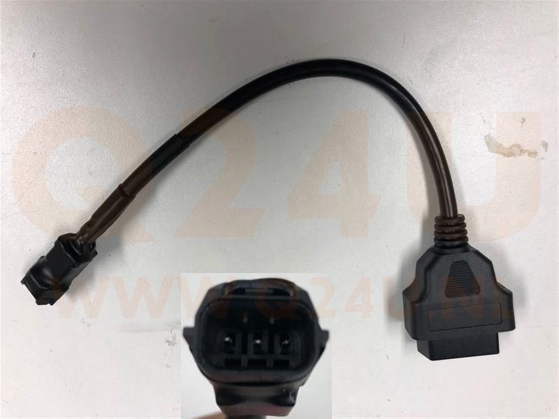 SYM scooter - motorbike 3 pin naar 16 pin verloop adapter kabel
