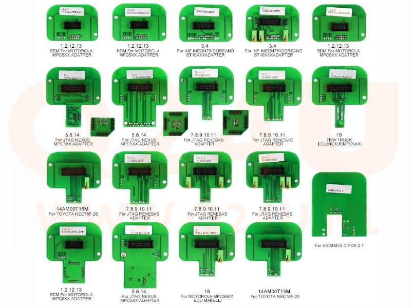 BDM frame adapter set - 22 stuks