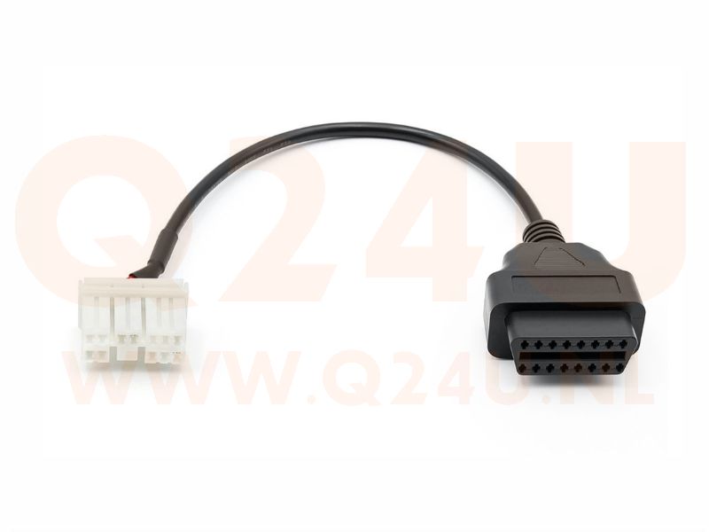 Tesla Model X / S (2012 / 2015) OBD2 verloopkabel 12 pin naar 16 pin