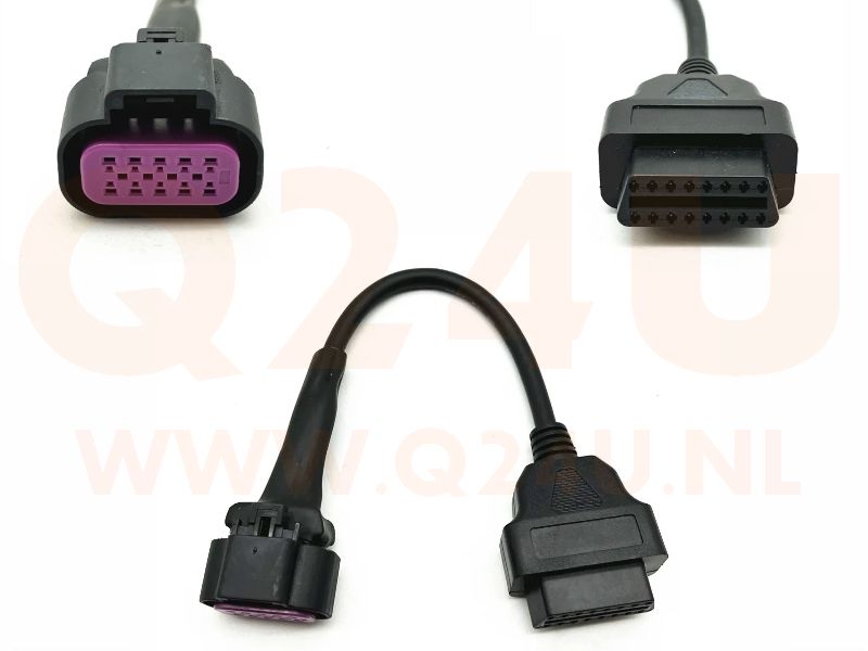 MerCruiser 10-Pins naar OBD2 16-Pins Diagnose Verloopkabel voor Marine Motoren