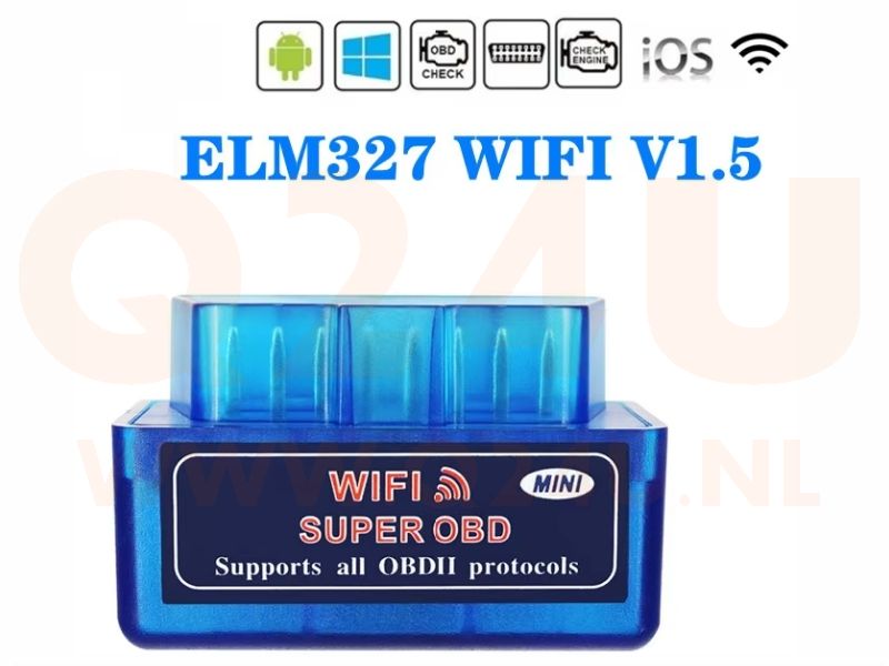 ELM327 OBD2 scanner, WiFi, mini, IOS - Android, v1.5