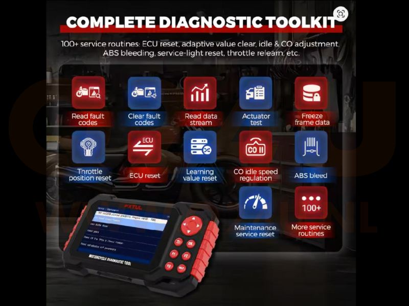 FXTUL M7 motorbike diangose scanner – universeel 